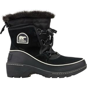 NWT Sorel Women's Tivoli Iii Black High-Top Leather Snow Boot  - Size 7.5